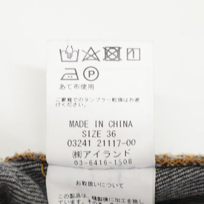 Diagram ダイアグラム 24年製 ﾌﾞﾗｯｸ ﾀｲﾄﾃﾞﾆﾑｽｶｰﾄ スカート 36