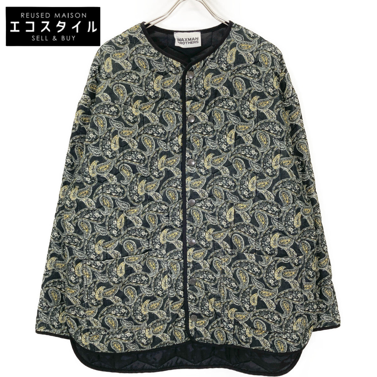 waxman brothers ワックスマンブラザーズ EAZ1022210D0001 マルチカラー Quilted Jacket ペイズリー柄キルティングジャケット ジャケット M
