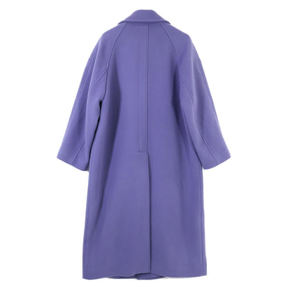 stunning lure スタニングルアー 114290142200 パープル ウール×カシミヤ シングルチェスターコート コート 1