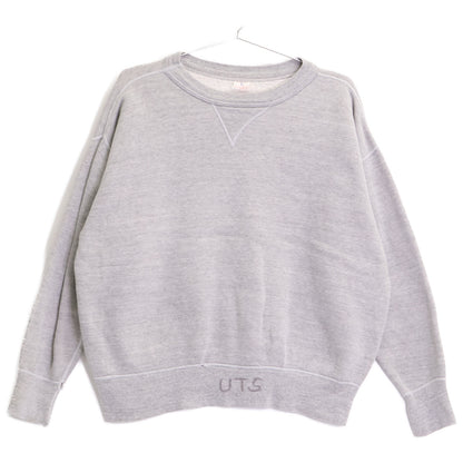 RUSSELL ATHLETIC ラッセルアスレティック 50'S 霜降りグレー 前V クルーネック スウェットシャツ/ トップス L