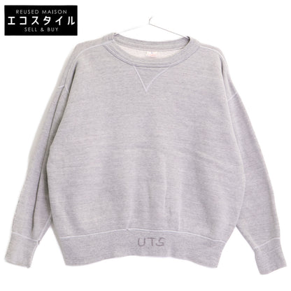 RUSSELL ATHLETIC ラッセルアスレティック 50'S 霜降りグレー 前V クルーネック スウェットシャツ/ トップス L