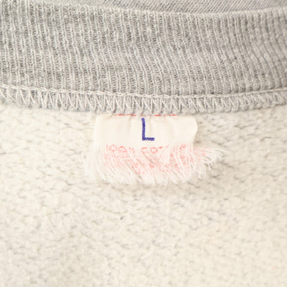 RUSSELL ATHLETIC ラッセルアスレティック 50'S 霜降りグレー 前V クルーネック スウェットシャツ/ トップス L