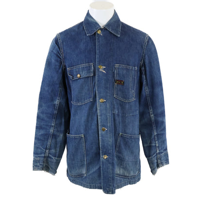 BIG SMITH ビッグスミス 50~60'S 黒タグ デニムカバーオール ジャケット M