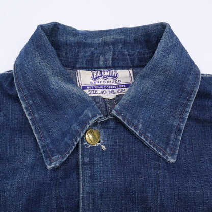BIG SMITH ビッグスミス 50~60'S 黒タグ デニムカバーオール ジャケット M