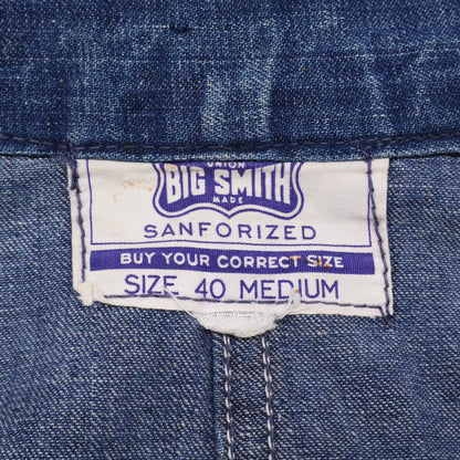 BIG SMITH ビッグスミス 50~60'S 黒タグ デニムカバーオール ジャケット M