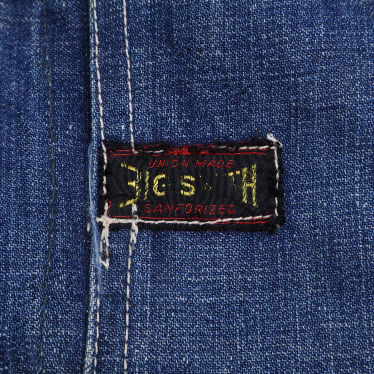 BIG SMITH ビッグスミス 50~60'S 黒タグ デニムカバーオール ジャケット M
