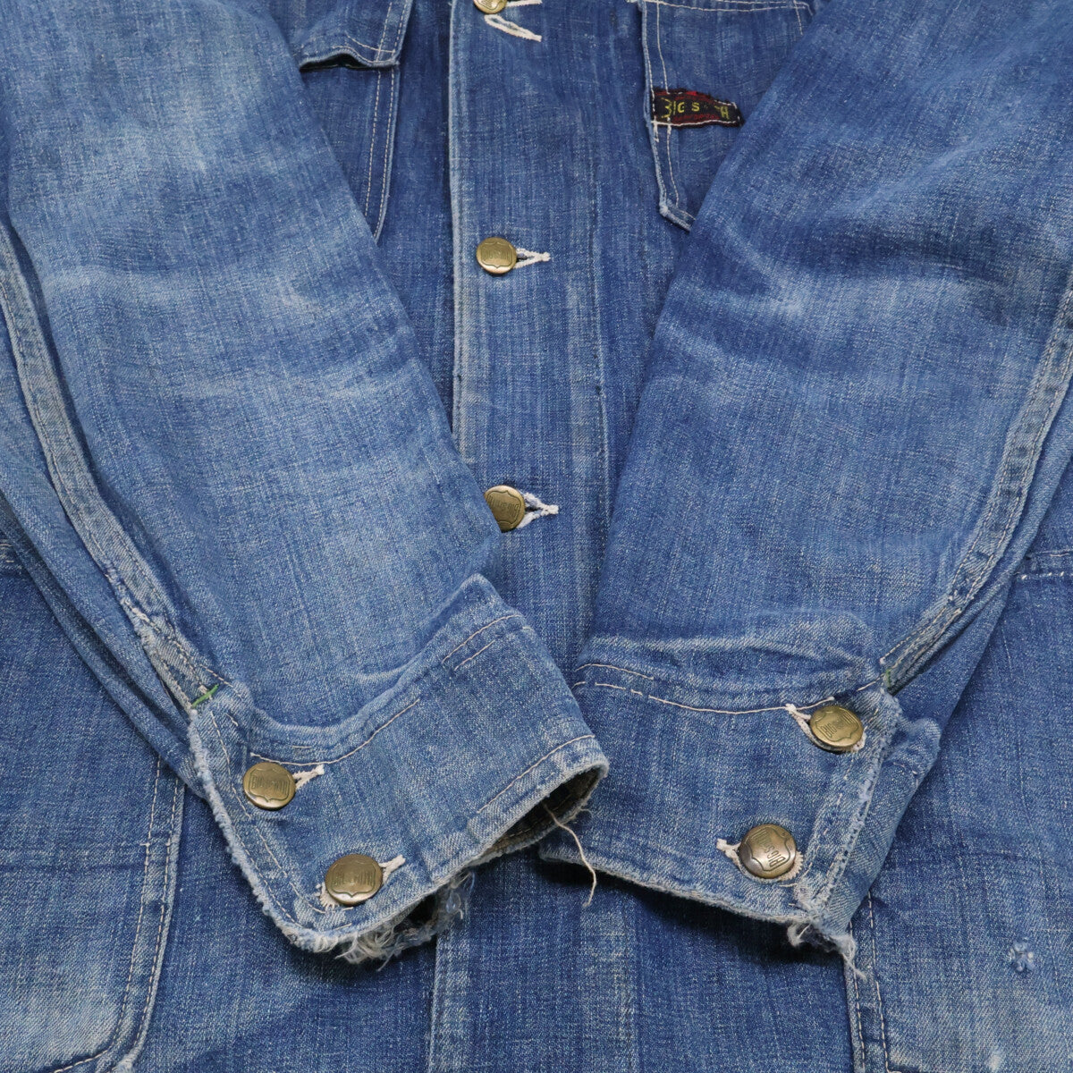 BIG SMITH ビッグスミス 50~60'S 黒タグ デニムカバーオール ジャケット M