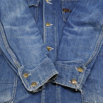 BIG SMITH ビッグスミス 50~60'S 黒タグ デニムカバーオール ジャケット M