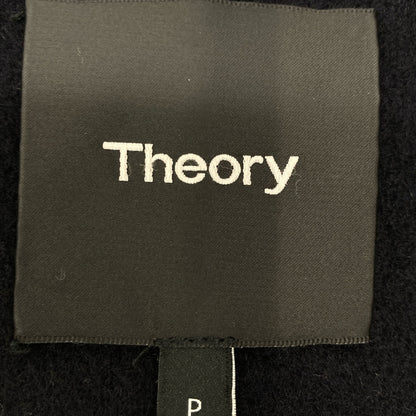Theory セオリー 01-9309604 ﾈｲﾋﾞｰ ｶｼﾐﾔ混 ﾀﾞﾌﾞﾙﾌｪｲｽﾉｰｶﾗｰｺｰﾄ コート P