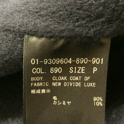 Theory セオリー 01-9309604 ﾈｲﾋﾞｰ ｶｼﾐﾔ混 ﾀﾞﾌﾞﾙﾌｪｲｽﾉｰｶﾗｰｺｰﾄ コート P