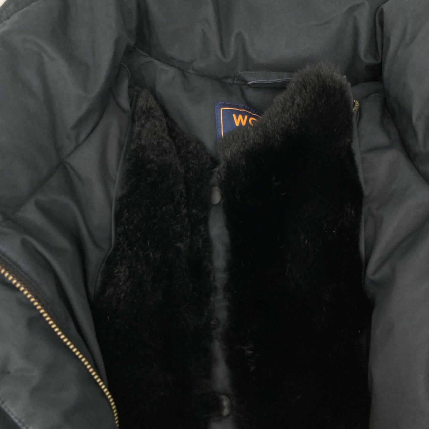 WOOLRICH ウールリッチ 1702154 ﾈｲﾋﾞｰ ﾗﾋﾞｯﾄﾌｧｰ ﾛﾝｸﾞﾀﾞｳﾝｺｰﾄ コート XS