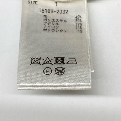 CLANE クラネ 15106-2032 23AW ｸﾞﾚｰ ｻｲﾄﾞｼﾞｯﾌﾟﾂｲｰﾄﾞﾆｯﾄﾍﾞｽﾄ ベスト 1