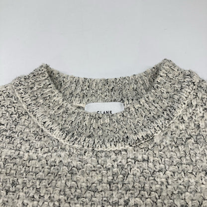 CLANE クラネ 15106-2032 23AW ｸﾞﾚｰ ｻｲﾄﾞｼﾞｯﾌﾟﾂｲｰﾄﾞﾆｯﾄﾍﾞｽﾄ ベスト 1