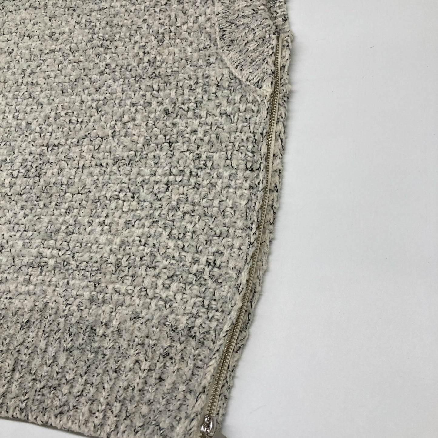 CLANE クラネ 15106-2032 23AW ｸﾞﾚｰ ｻｲﾄﾞｼﾞｯﾌﾟﾂｲｰﾄﾞﾆｯﾄﾍﾞｽﾄ ベスト 1