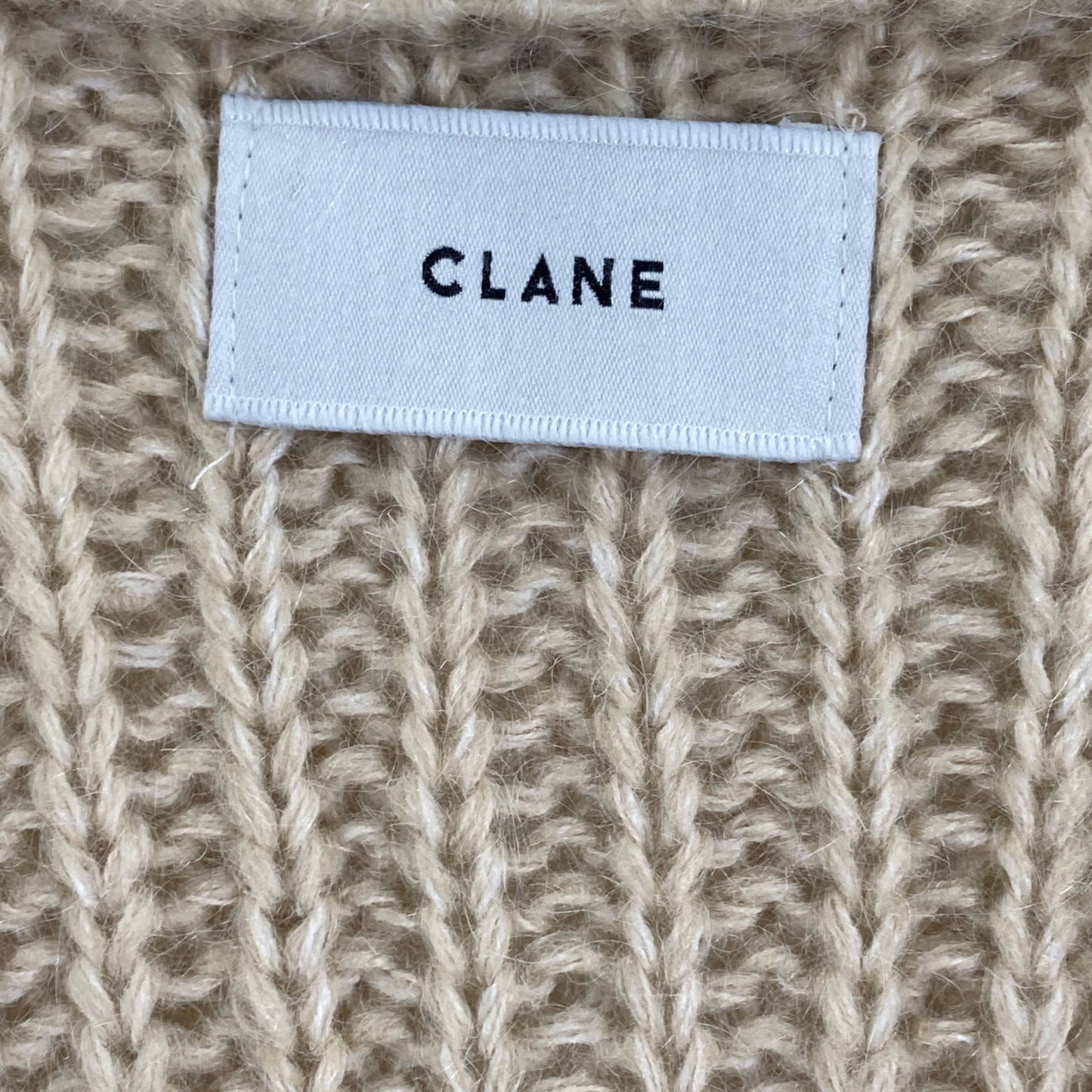 CLANE クラネ 13106-2112 ﾍﾞｰｼﾞｭ ｶﾗｰﾓﾍｱｼｬｷﾞｰｶｰﾃﾞｨｶﾞﾝ トップス 2