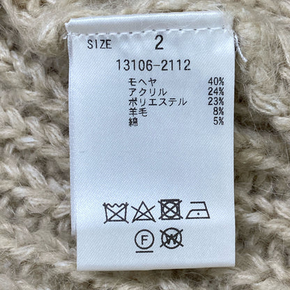 CLANE クラネ 13106-2112 ﾍﾞｰｼﾞｭ ｶﾗｰﾓﾍｱｼｬｷﾞｰｶｰﾃﾞｨｶﾞﾝ トップス 2