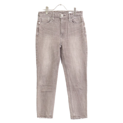 upper hights アッパーハイツ 13G279 THE LADY ｸﾞﾚｰ ｺｯﾄﾝ ｼﾞｯﾌﾟﾌﾗｲ ﾃｰﾊﾟｰﾄﾞﾃﾞﾆﾑﾊﾟﾝﾂ ボトムス 24