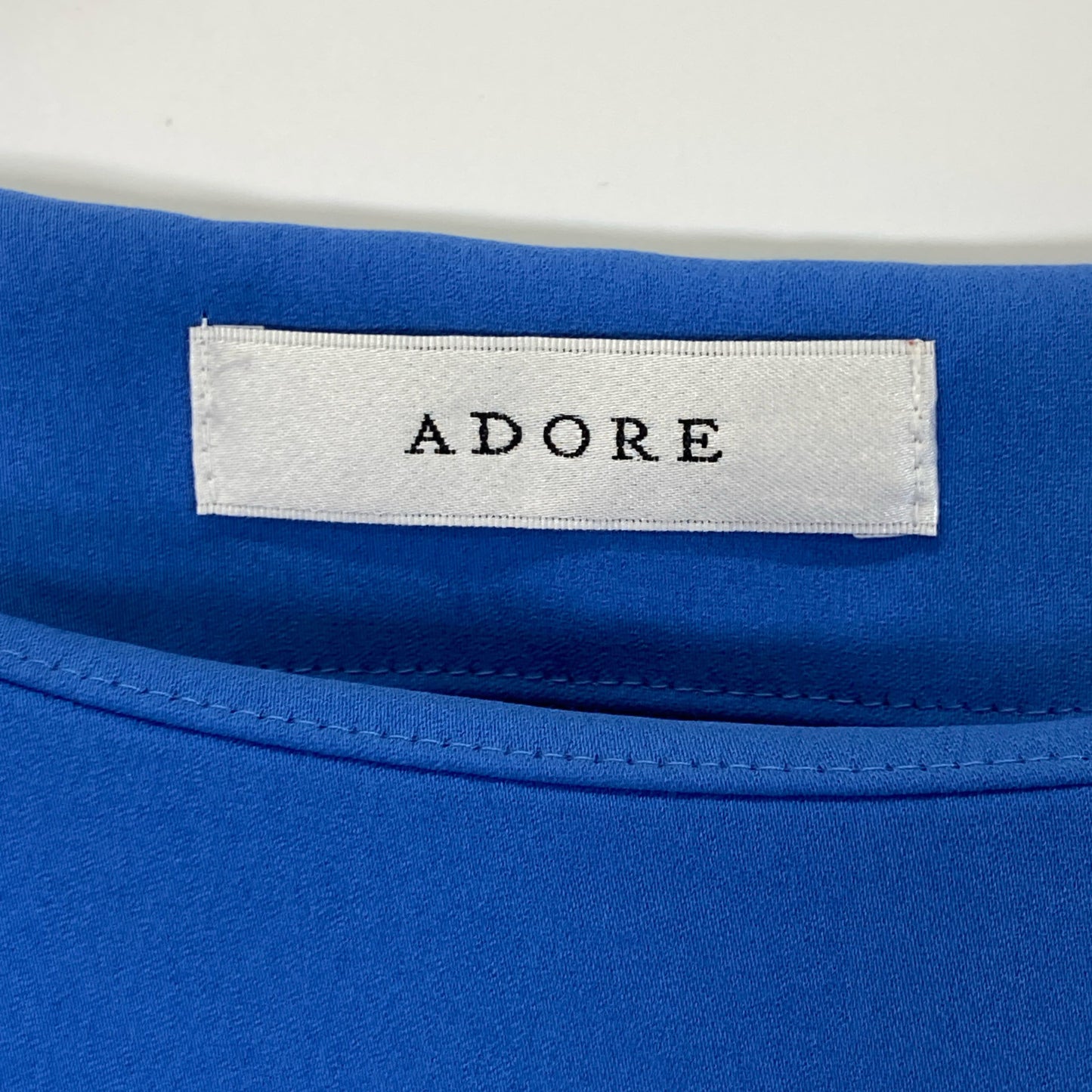 ADORE アドーア 531-9140413 ﾌﾞﾙｰ ﾊﾞｲｶﾗｰ ﾗｲﾄｼﾞｮｰｾﾞｯﾄ ﾉｰｽﾘｰﾌﾞﾜﾝﾋﾟｰｽ ワンピース 36
