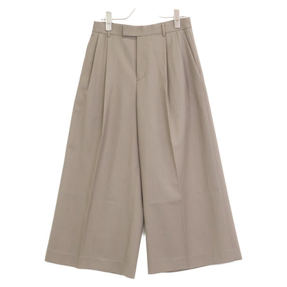 自由区 ジユウク 24年製 ﾓｶ TWﾗﾁﾈｽﾄﾚｯﾁﾜｲﾄﾞｸﾛｯﾌﾟﾄﾞ ﾊﾟﾝﾂ ボトムス 36