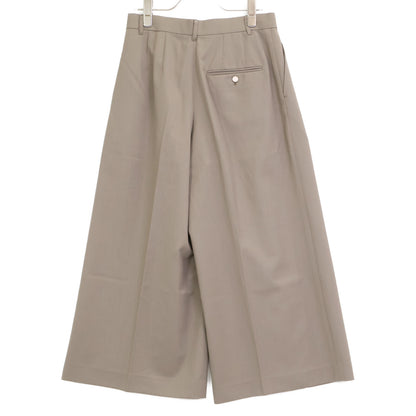 自由区 ジユウク 24年製 ﾓｶ TWﾗﾁﾈｽﾄﾚｯﾁﾜｲﾄﾞｸﾛｯﾌﾟﾄﾞ ﾊﾟﾝﾂ ボトムス 36