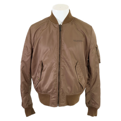 VALENTINO ヴァレンティノ 【美品/国内正規】1V3CIL658MK ナイロン リバーシブル MA-1 ボンバー ジャケット 48