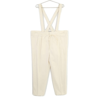 DRAWER ドゥロワー 6514-236-1304 23SS ﾎﾜｲﾄ ｻﾃﾝｻｽﾍﾟﾝﾀﾞｰﾊﾟﾝﾂ ボトムス 34