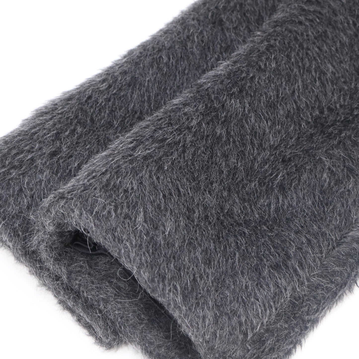 S MaxMara エスマックスマーラ 901621136 ｸﾞﾚｰ ｱﾙﾊﾟｶ×ｳｰﾙ ﾀﾞﾌﾞﾌﾞﾚｽﾄ ﾃﾃﾞｨ ｼｬｷﾞｰﾛﾝｸﾞｺｰﾄ コート 40