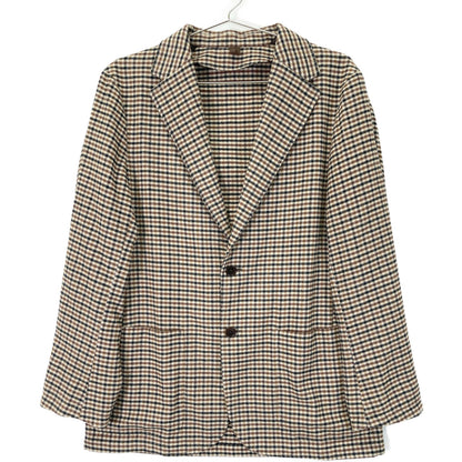 UNITED ARROWS ユナイテッドアローズ 1122-110-6163 ベージュ×ブラウン ハウンドトゥース LOVAT テーラードジャケット ジャケット 46