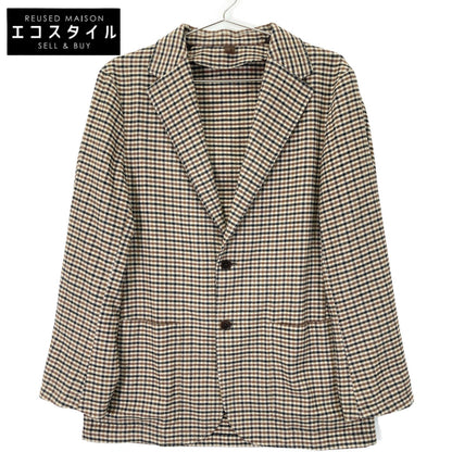 UNITED ARROWS ユナイテッドアローズ 1122-110-6163 ベージュ×ブラウン ハウンドトゥース LOVAT テーラードジャケット ジャケット 46