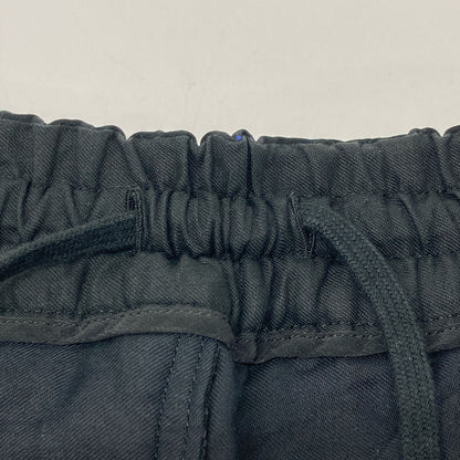 Y's ワイズ YG-P45-930 ﾌﾞﾗｯｸ×ﾌﾞﾙｰ ﾎﾟﾘｴｽﾃﾙ 総柄 ﾜｲﾄﾞﾊﾟﾝﾂ ボトムス 3