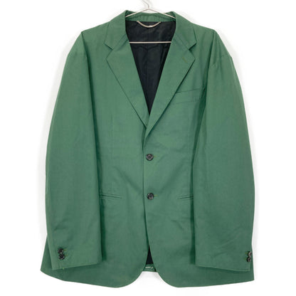 WACKO MARIA ワコマリア ｸﾞﾘｰﾝ ﾎﾟﾘｴｽﾃﾙ×ｺｯﾄﾝ UNCONSTRUCTED JACKET ジャケット L