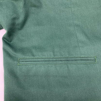 WACKO MARIA ワコマリア ｸﾞﾘｰﾝ ﾎﾟﾘｴｽﾃﾙ×ｺｯﾄﾝ UNCONSTRUCTED JACKET ジャケット L