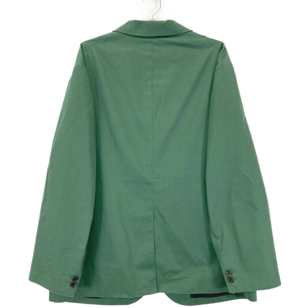 WACKO MARIA ワコマリア ｸﾞﾘｰﾝ ﾎﾟﾘｴｽﾃﾙ×ｺｯﾄﾝ UNCONSTRUCTED JACKET ジャケット L