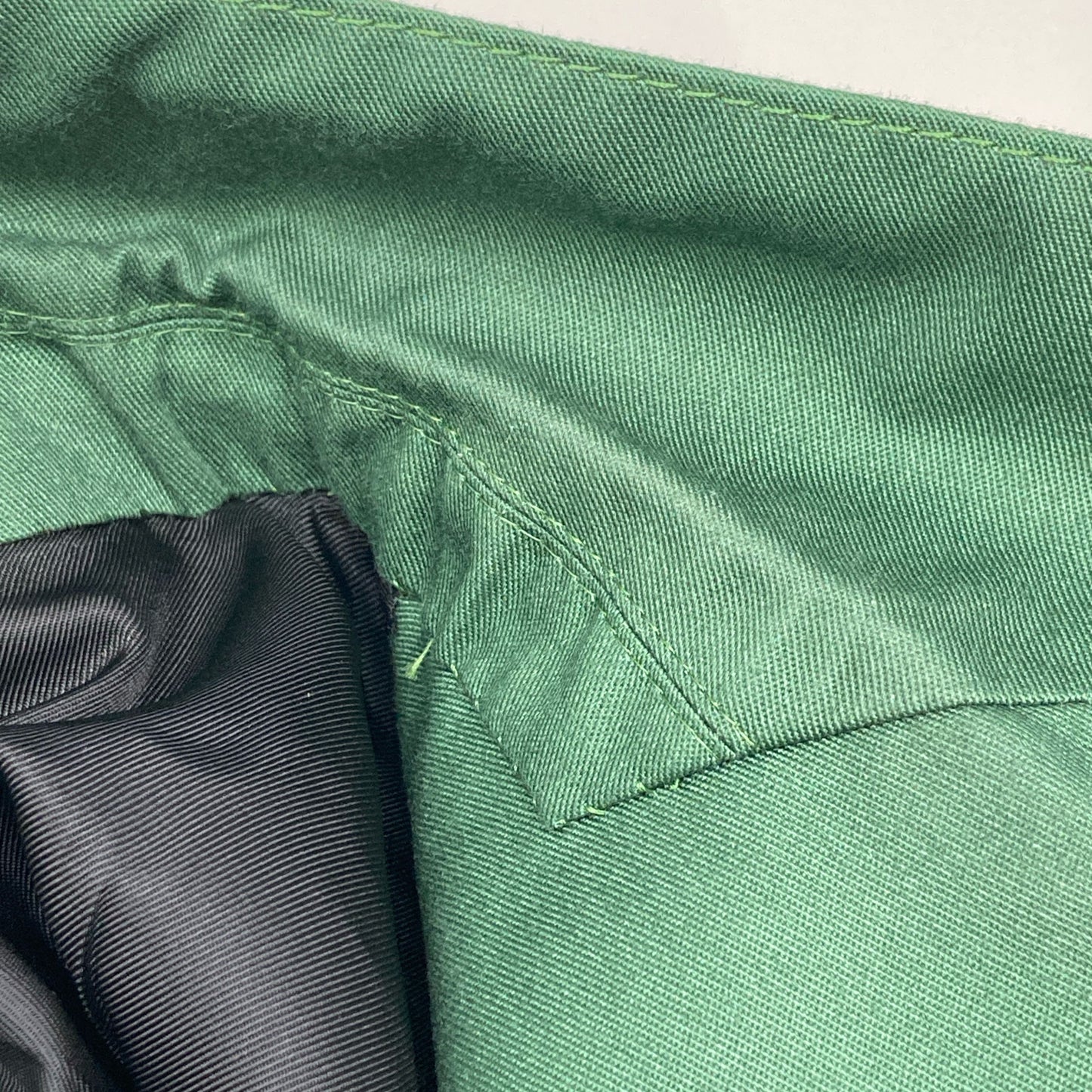 WACKO MARIA ワコマリア ｸﾞﾘｰﾝ ﾎﾟﾘｴｽﾃﾙ×ｺｯﾄﾝ UNCONSTRUCTED JACKET ジャケット L