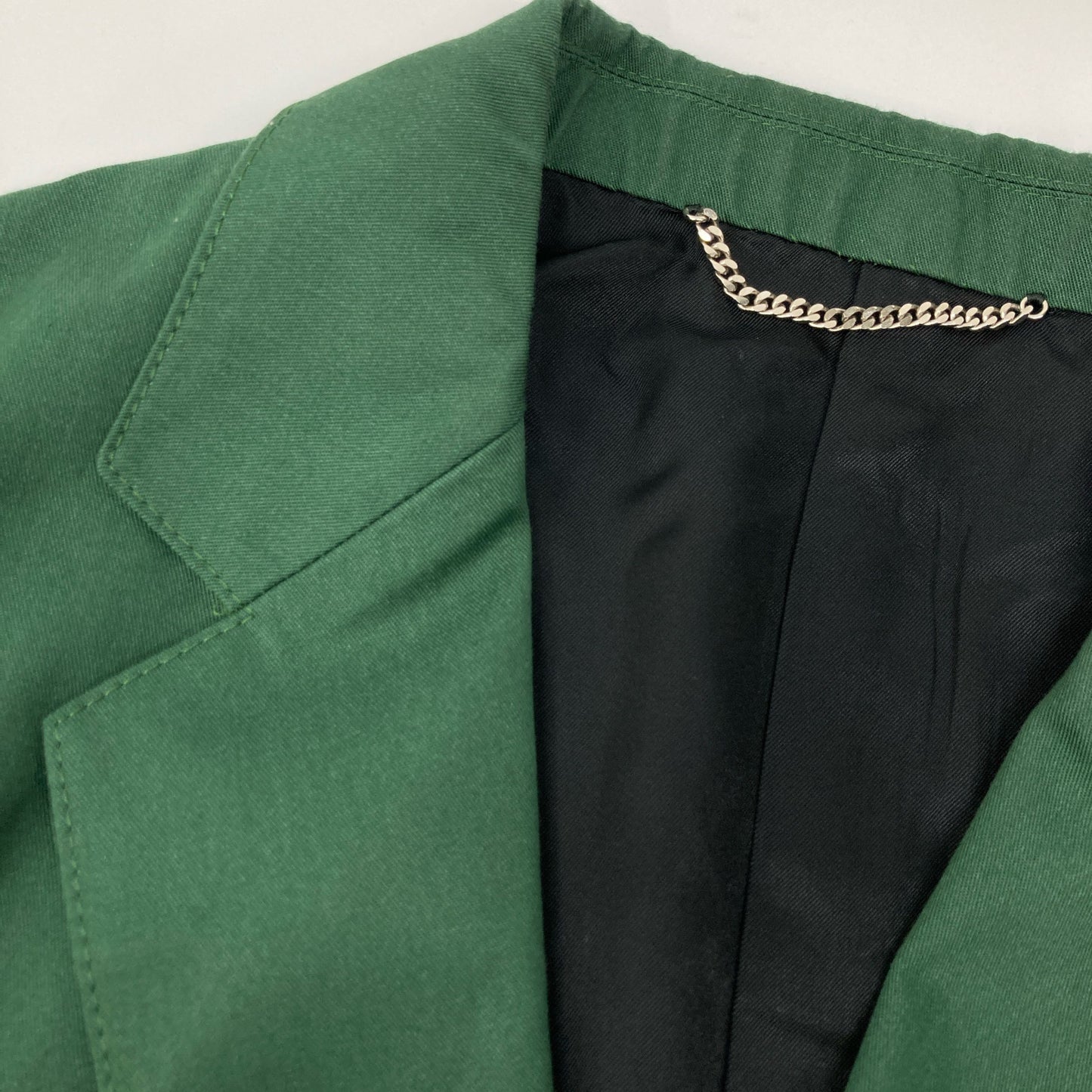 WACKO MARIA ワコマリア ｸﾞﾘｰﾝ ﾎﾟﾘｴｽﾃﾙ×ｺｯﾄﾝ UNCONSTRUCTED JACKET ジャケット L