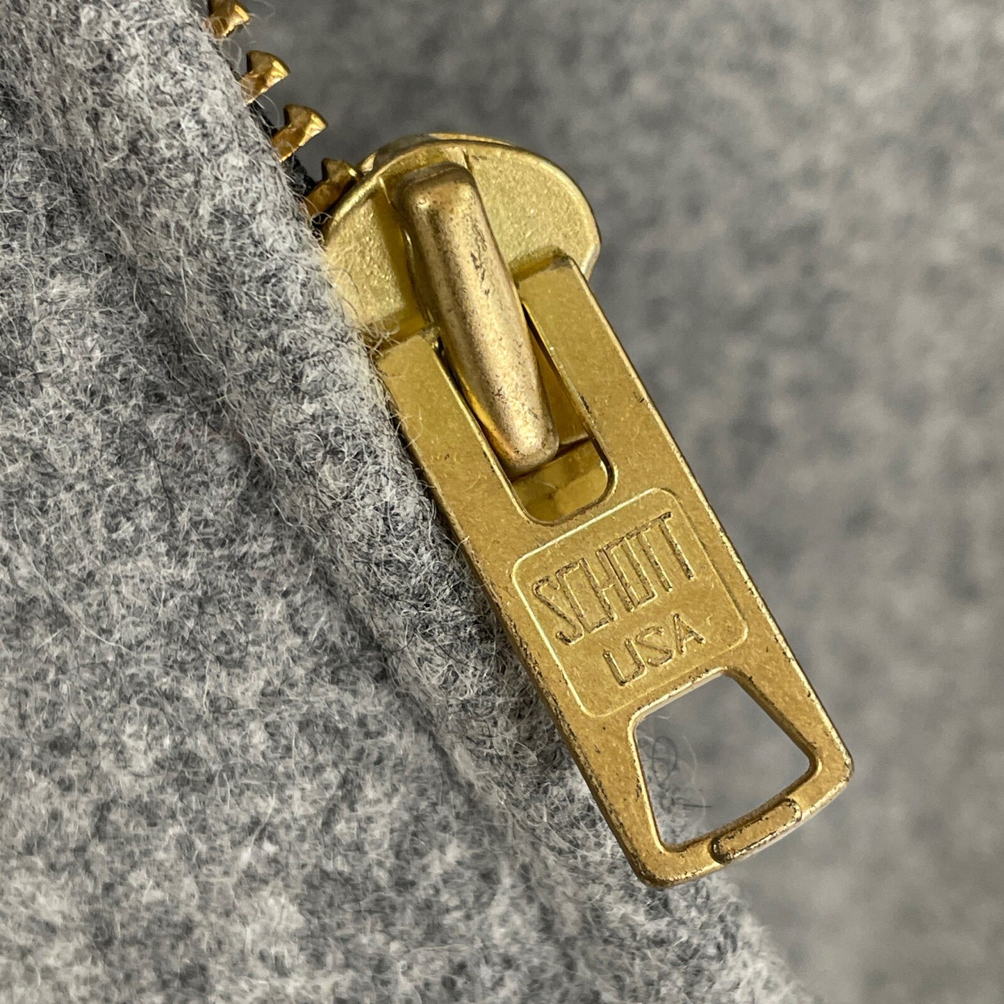 SCHOTT ショット 3102017 ブラック×グレー レザー×ウール ファラオジャケット ジャケット S