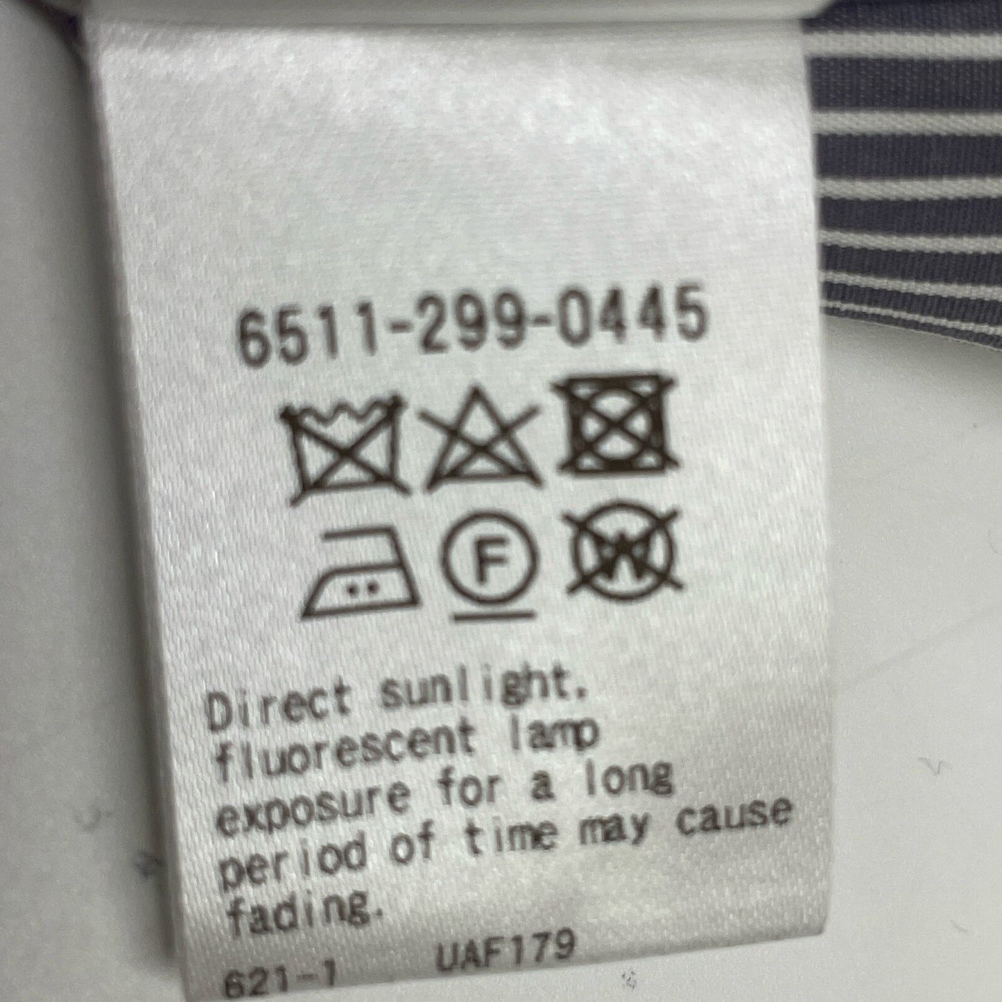 DRAWER ドゥロワー 6511-299-0445 ｸﾞﾚｰ ｽﾄﾗｲﾌﾟﾌﾘﾙｽﾀﾝﾄﾞｶﾗｰｼｬﾂ トップス 36