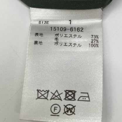 CLANE クラネ 15109-6162 23AW ﾐﾝﾄ 2WAY FOLD MARVELT SKIRT ﾛﾝｸﾞｽｶｰﾄ スカート 1