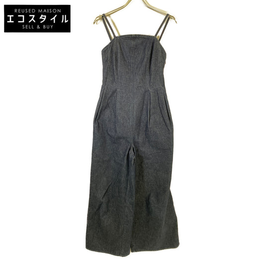 CLANE クラネ 12111-7342 ｲﾝﾃﾞｨｺﾞ ROUND CUT LOOSE ALL IN ONE ﾃﾞﾆﾑｻﾛﾍﾟｯﾄ ボトムス 0