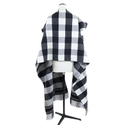 Christian Dior クリスチャンディオール 【美品/国内正規】950V36A1190 チェック ウールｘラビット ポンチョ/ ジャケット S