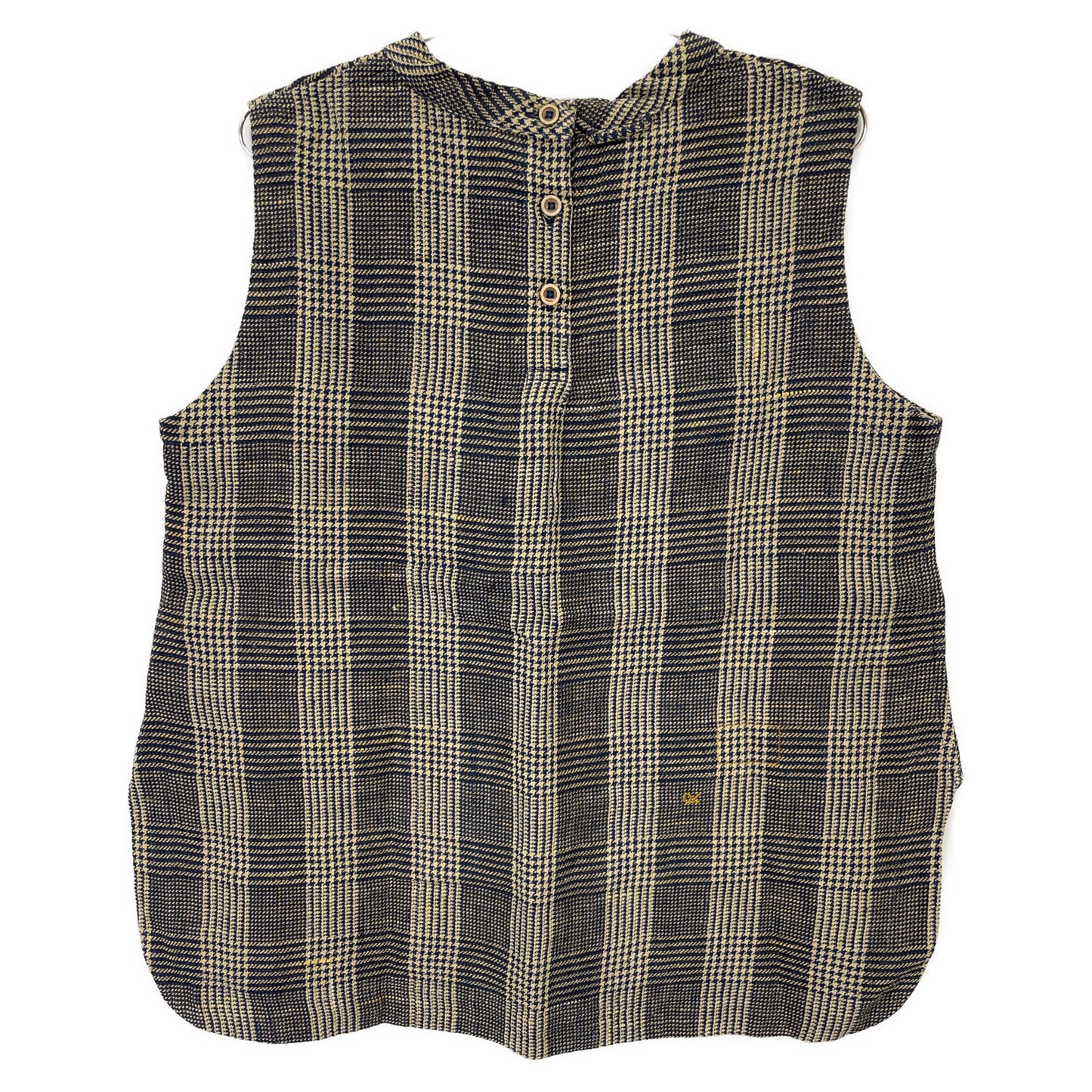 45R フォーティファイブ アール 70330221 ｸﾞﾚﾝﾁｪｯｸ ﾘﾈﾝﾂｲｰﾄﾞのﾉｰｽﾘｰﾌﾞﾄｯﾌﾟ トップス 3