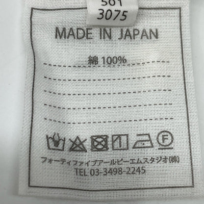 45R フォーティファイブ アール 5013075 ﾎﾜｲﾄ ﾊｹ目のｸﾞｰｸﾞｰｼｬﾂ トップス 1