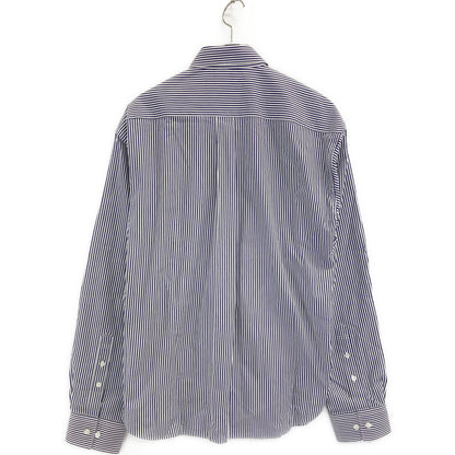 VETEMENTS ヴェトモン ×COMME des GARCONS shirt WSS17CDG1 ブルー×ホワイト コットン オーバーサイズストライプシャツ トップス XS