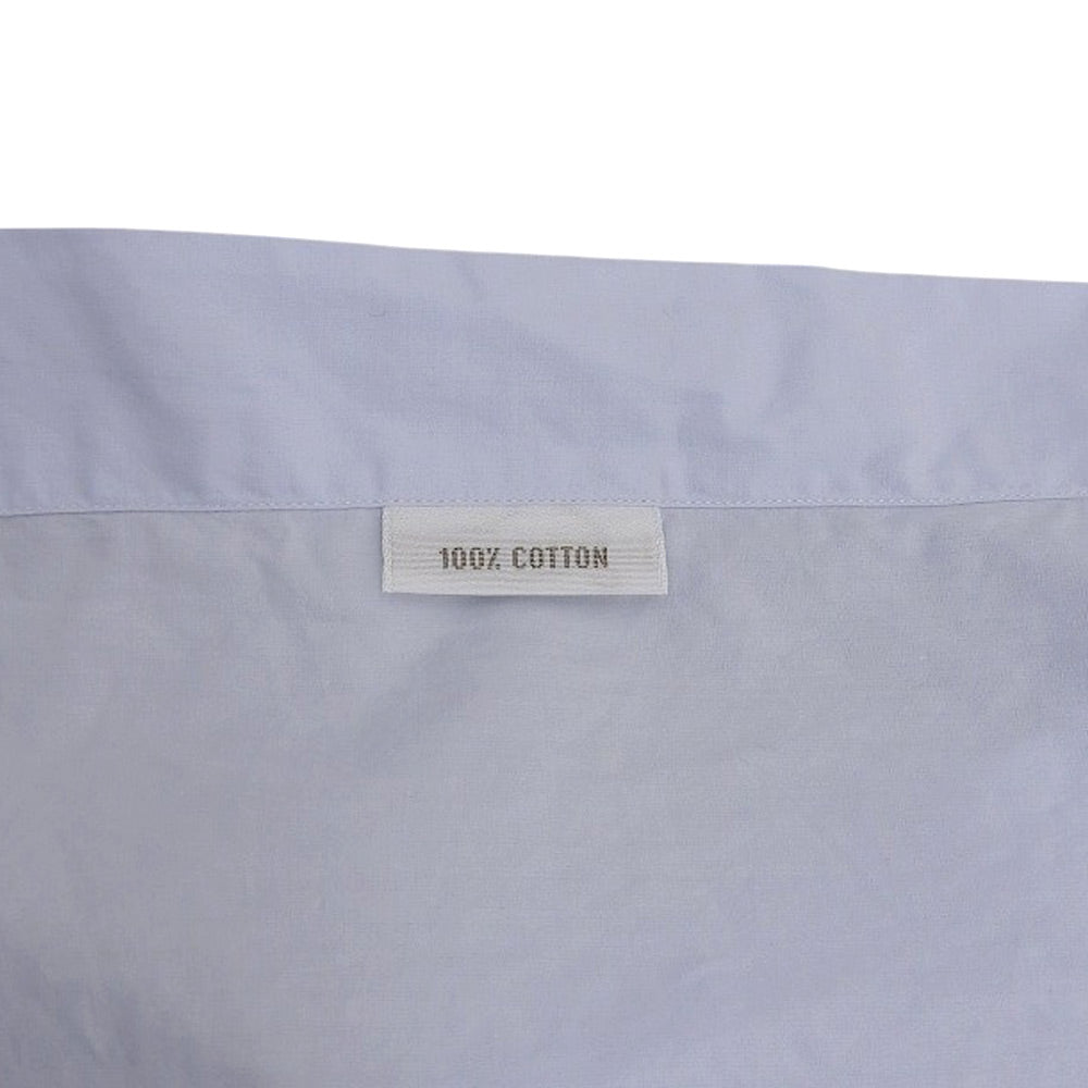 VETEMENTS ヴェトモン コットン デストロイ加工 オーバーサイズシャツ トップス メンズ ライトブルー XS 17SS トップス XS