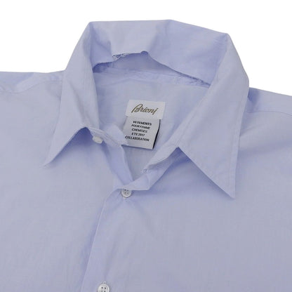 VETEMENTS ヴェトモン コットン デストロイ加工 オーバーサイズシャツ トップス メンズ ライトブルー XS 17SS トップス XS