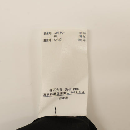 BLAMINK ブラミンク 【美品】7924-299-0037 フラワー リネン混 ミモレ丈 セミタイト スカート 36