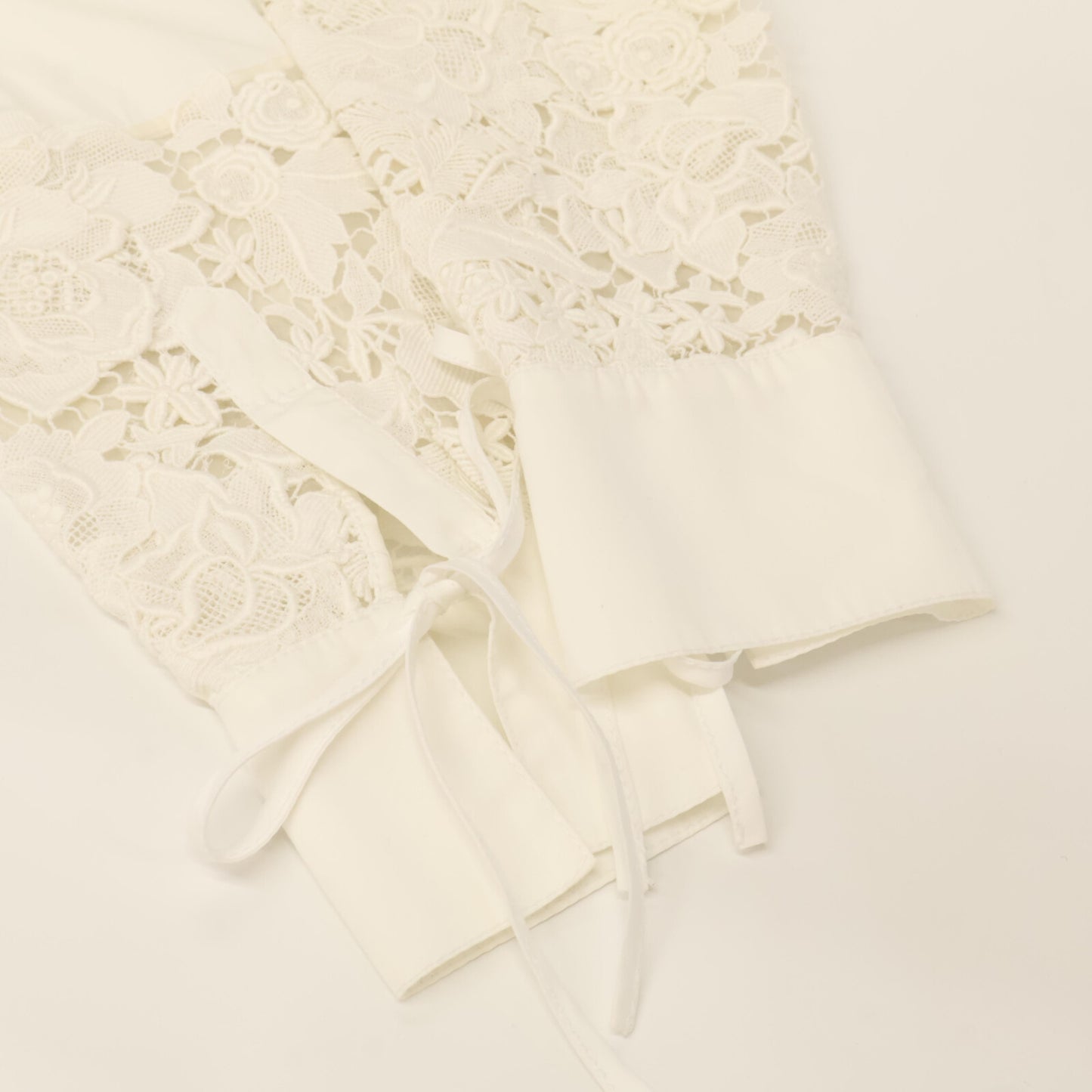 Cecilie Bahnsen セシリー バンセン 【美品】フラワーレース切替 シャツ ワンピース UK6