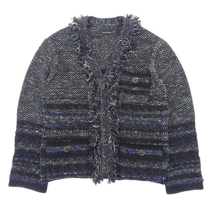 boussole ブソル 美品 ツイード ジャケット レディース ネイビー F ジャケット F