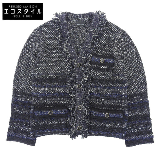 boussole ブソル 美品 ツイード ジャケット レディース ネイビー F ジャケット F