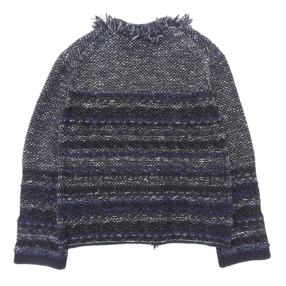 boussole ブソル 美品 ツイード ジャケット レディース ネイビー F ジャケット F